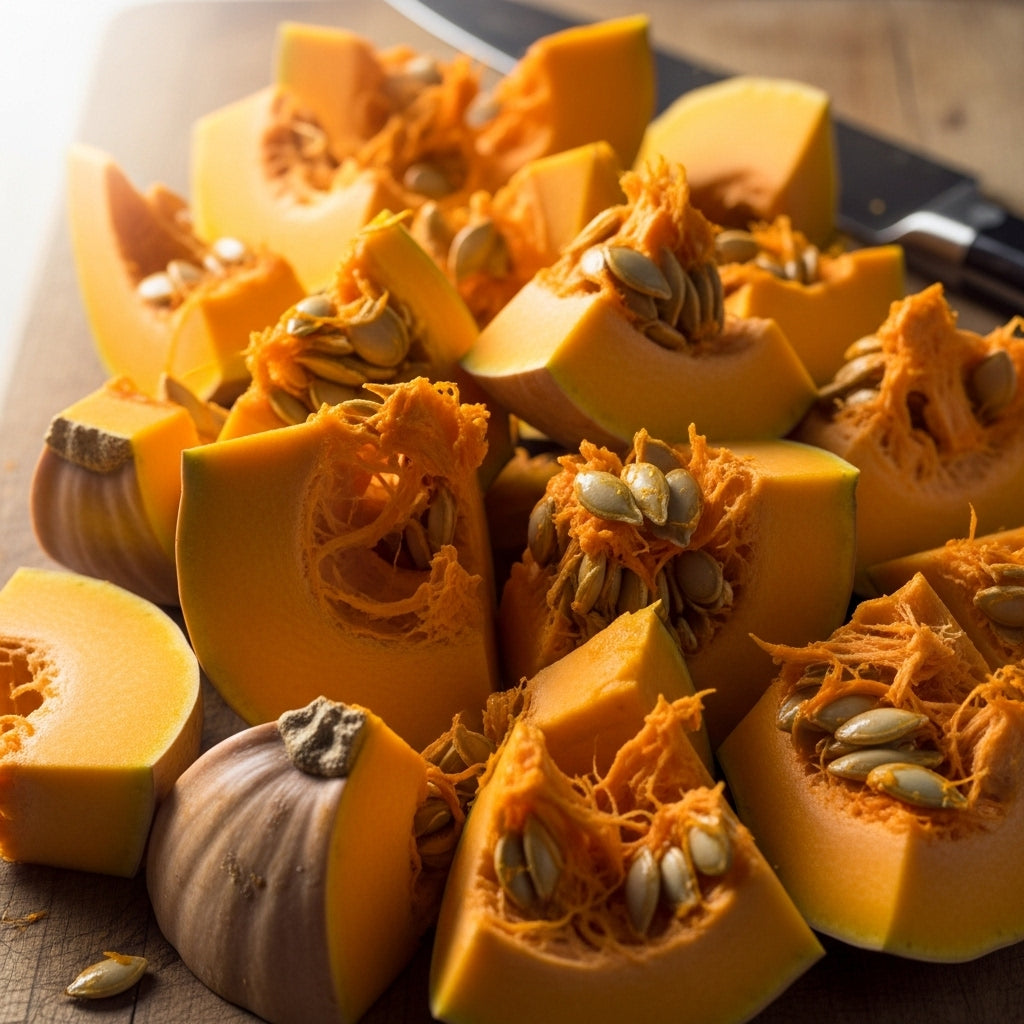 Courge (morceaux coupés)
